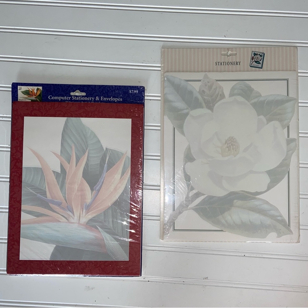 USPS Lot of 2 Packs Computer Stationary and Envelopes New in Package